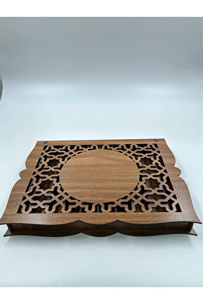 WOODIVA AHŞAP Wooden Decorative Prayer Beads Box 10 Lu No3 31 cm X 24 cm X 3 cm