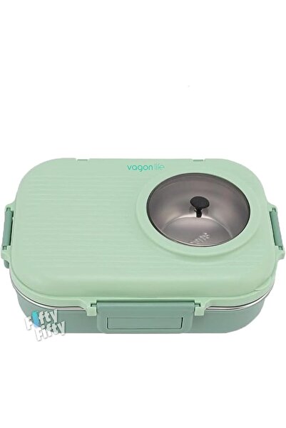 Altes Grup 1100 ml soup bowl-stainless steel bento lunch box with metal spoon...