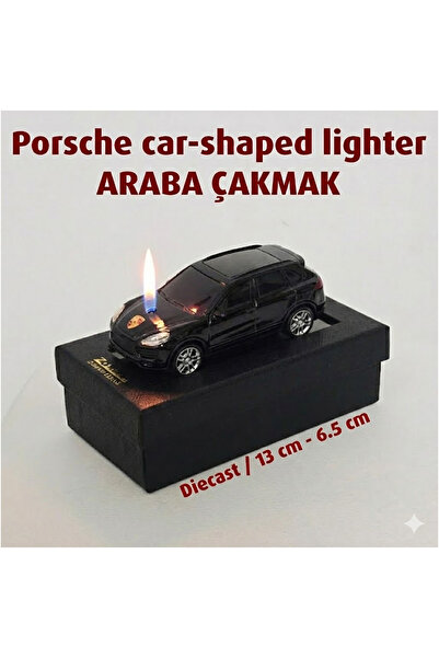 direkstoktan Porsche Araba Şeklinde Metal Çakmak - Özel Hediye Kutusunda / Po...