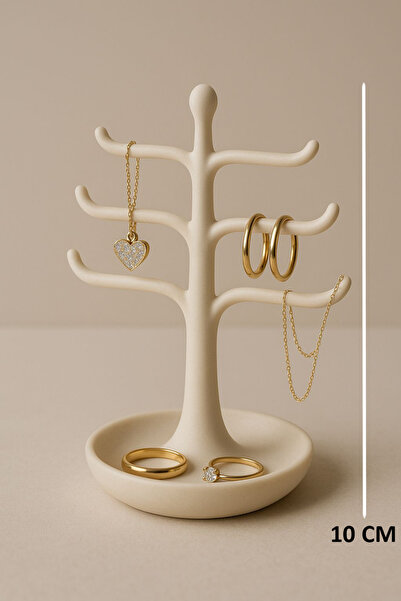 BarışDijitalTasarım Zarif Takı Organizeri - Kolye ve Yüzük Standı