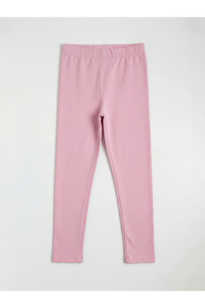 LC Waikiki LCW Kids Pembe Beli Lastikli Kız Çocuk Tayt