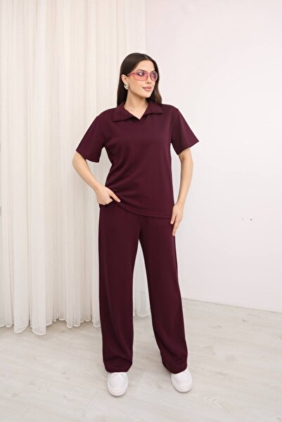 AKKEL BUTİK Polo Collar Suit