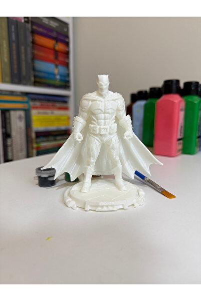 3D Baskı Batman figürü boyama seti 12cm-anahtarlık hediyeli
