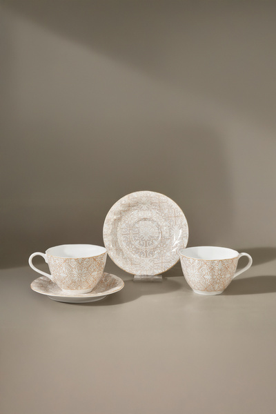 moontime alaçatı Şık 2 Kişilik Çay Fincanı, 220 ml, zarif ve pratik tasarım