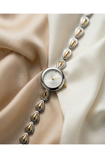 KLISHE Butik Vintage Women's Steel Watch Gold & Silver Color Luxury |   Elega...