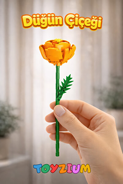 Shem Florist Düğün Çiçeği Yapı Blok Çiçek Seti (71 Parça) - Ranunculus Asiati...