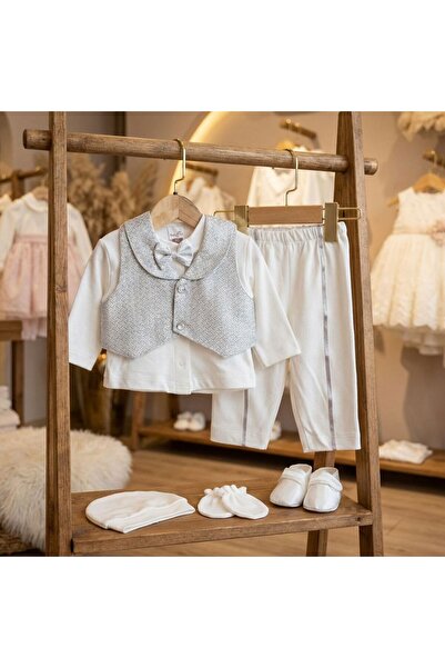 babylia Baby Boy Pants Striped Mevlütlük Set