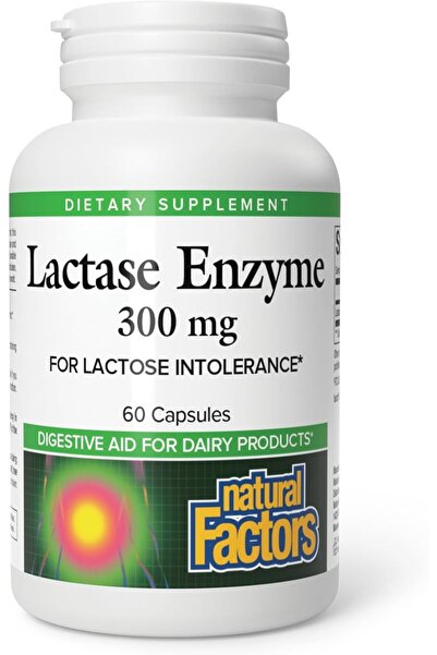 Natural Factors إنزيم اللاكتاز، 9000 FCC ALU، 60 كبسولة، إل-كارنيتين