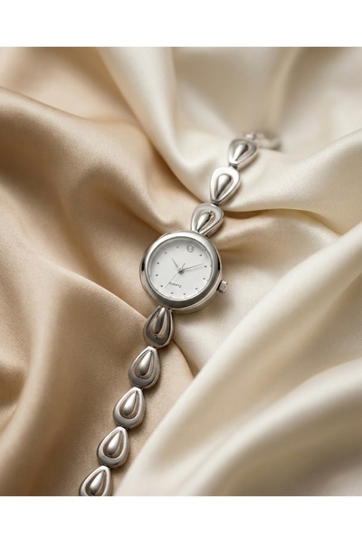 KLISHE Butik Vintage Women's Steel Watch Silver Color Luxury |   Stylish and ...