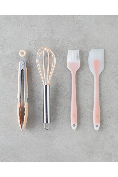 English Home Kinsley Silicone 4-Piece Serving Utensil Set 21 X 21 X 21.5 X 23...