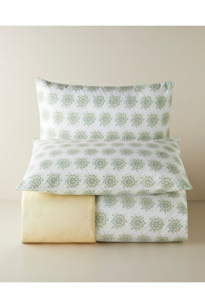 English Home Tropica Kolay Ütülenir Çift Kişilik Nevresim Seti 200x220 cm Yeşil