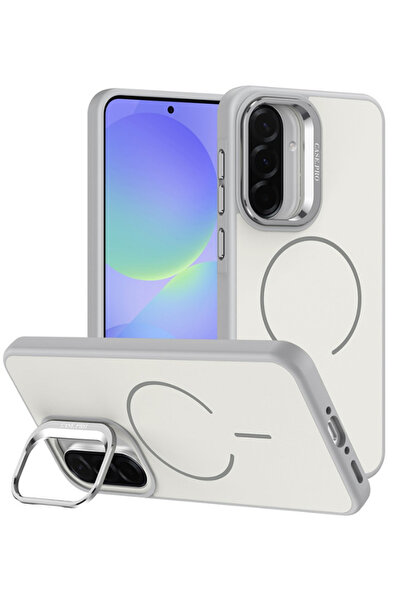 Rivor Galaxy A17 Compatible Case with Camera Stand, Magsafe Supported Matte P...