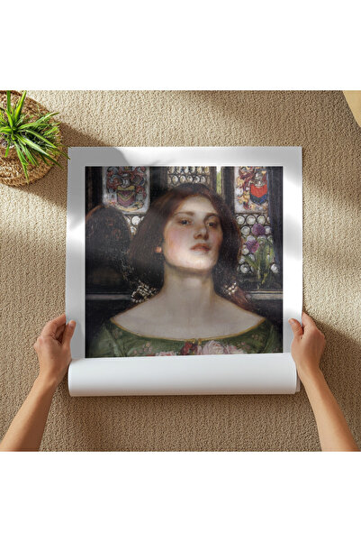 Pixaflair - John William Waterhouse's Gather Ye Rosebuds While Ye May - Tablo - Çerçevesiz Poster