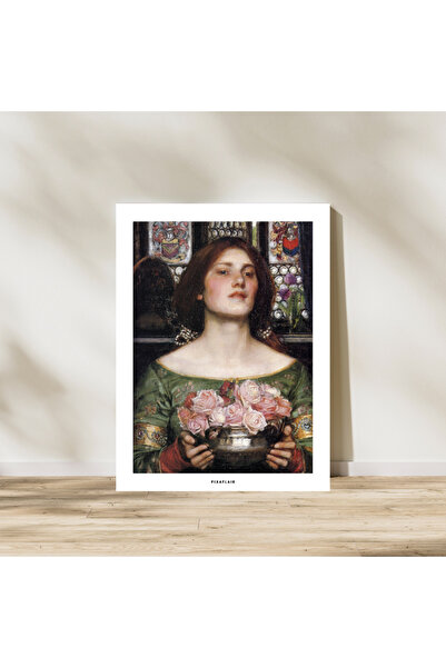Pixaflair - John William Waterhouse's Gather Ye Rosebuds While Ye May - Tablo - Çerçevesiz Poster