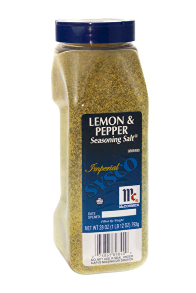 YABANEEZ LEMON & PEPPER SEASONING SALT "SYSCO" (CARTOON OF 6 PACKS)
