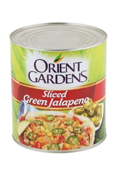 YABANEEZ SLICED GREEN JALAPENO (2.9KG) "ORIENT GARDENS" (CARTOON OF 6 PACKS)