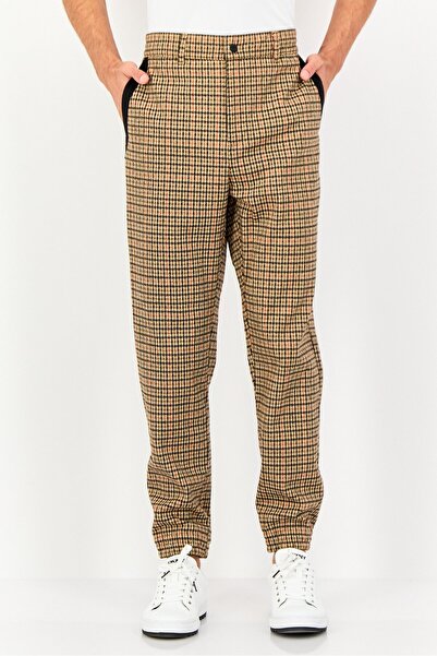 Dkny Men Regular Fit Houndstooth Print Joggers Pants, Multicolor
