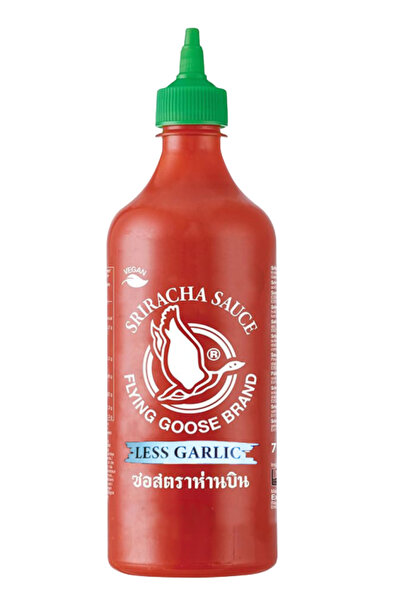 YABANEEZ SRIRACHA HOT CHILI SAUCE (LESS GARLIC) (730ML) "FLYING GOOSE" (PACK)