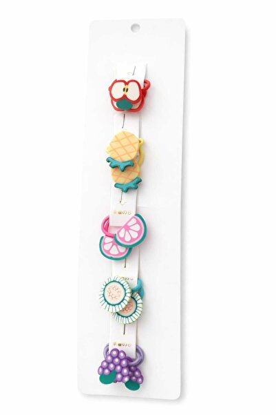 lindamina 2-Piece Rubber Buckle, 5 Pairs in One Card