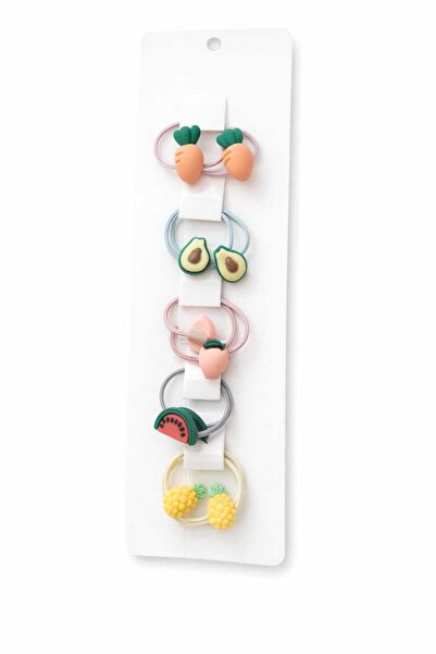 lindamina 2-Piece Rubber Buckle, 5 Pairs in One Card