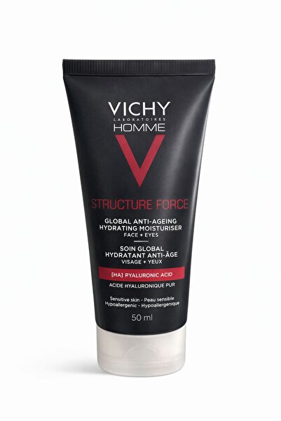 Vichy Homme Structure Force Complete Anti-Ageing Hydrating Moisturiser - For ...