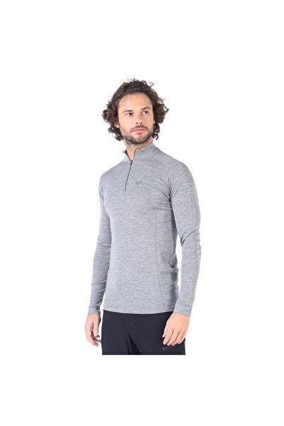 Woolona Astro Uzun Kollu Yarım Fermuarlı Yün Termal İçlik