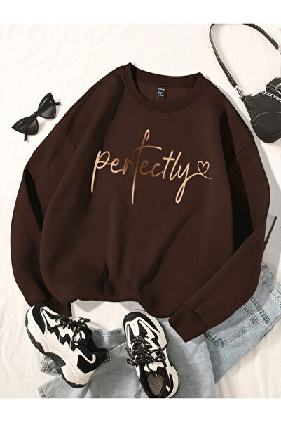 Eritqaa Excellent Printed Crew Neck Sweatshirt