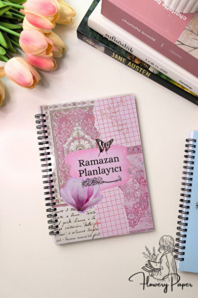 Flowery Paper Ramazan Planlayıcısı, A5 Telli - Memopad, Bloknot, Defter, Not ...