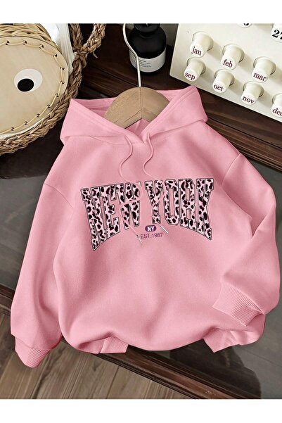 Eritqaa Ny printed hooded sweatshirt hoodie