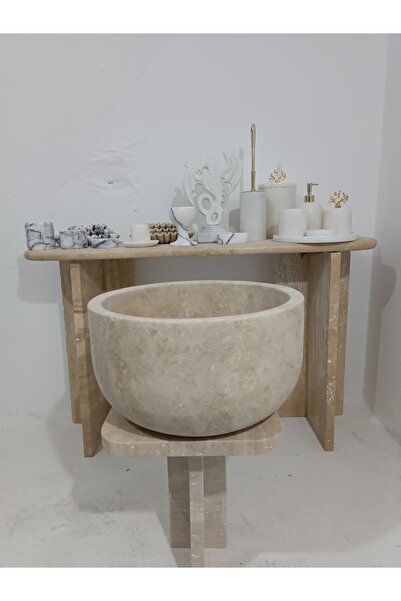 ege gross Mermer Kurna-çanak Model Traverten-hamam Kurnası-banyo Kurnası-ev H...