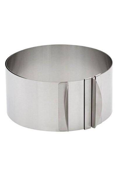 BREZIUM Adjustable cake ring, Silver, Ø15-30 cm,