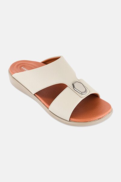 London Fog صندل عربي رجالي سهل الارتداء، رمادي