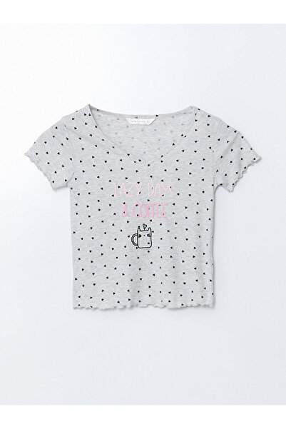 LC Waikiki V Planting Printed Women's Pajama Top from Uzg Store for Style Ent...