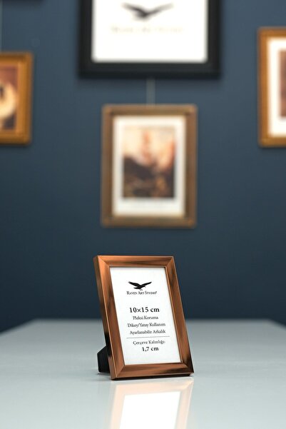Raven Art Studio Ermitaj 10cm x 15cm Inox Bronze Picture Photo Document Αφίσα...