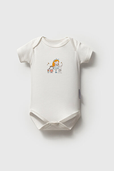 Maya And Luca Alice Printed 100% Cotton Baby Bodysuit