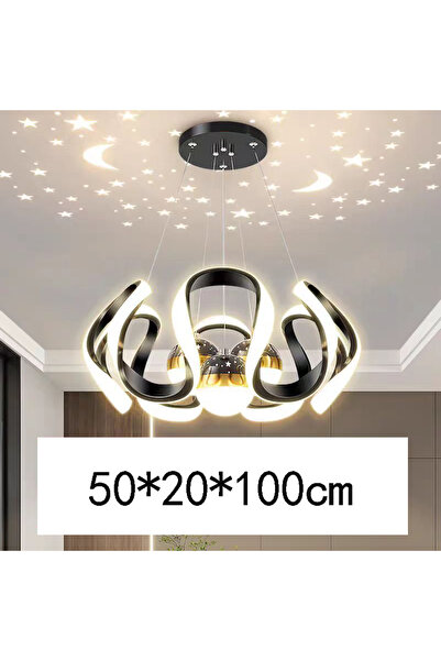 Sumkyle Modern LED Hanging Lamp Dimmable Pendant Light Irregular Design Penda...