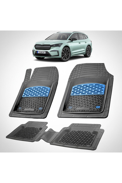 TEAMCAR Covorase Skoda Enyaq iV I Compatibile 2020+ | Blue
