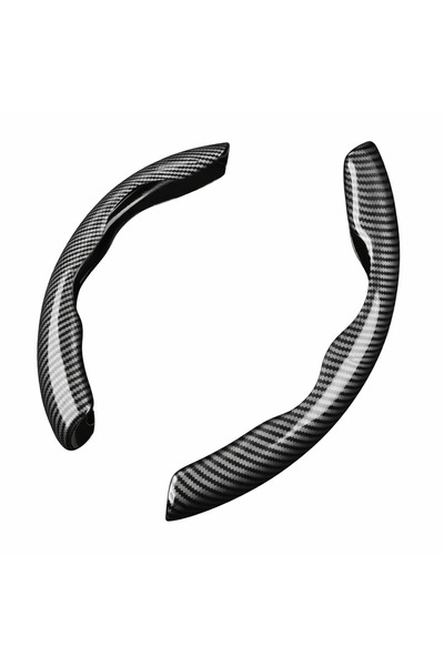 OEM Set 2 capace laterale volan (stânga+dreapta) aspect carbon, antiderapante...