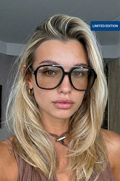 REN EYEWEAR Elora Oversized Cornered Pilot Women's Sunglasses Black Frame Uv4...