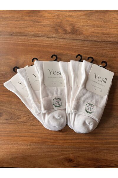 YEŞİL Nylon-Free 80% Bamboo Quality Half-Toe Comfortable and Healthy Women's ...