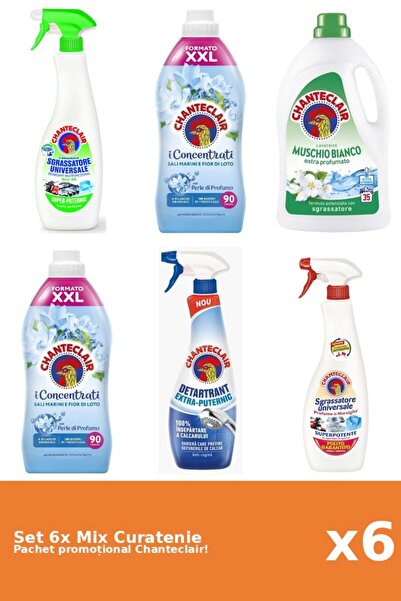 Chanteclair Set 6 Chanteclair Cleansing Mix: Lemon, Lotus, Strong, White Musk...