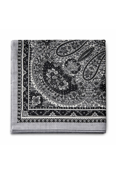 mim eşarp Ebruli Soft Cotton Pack Ethnic Pattern Scarf 140X140 cm