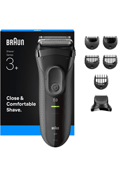 Braun Seria 3+ 3000BT Herrenraierer schwarz