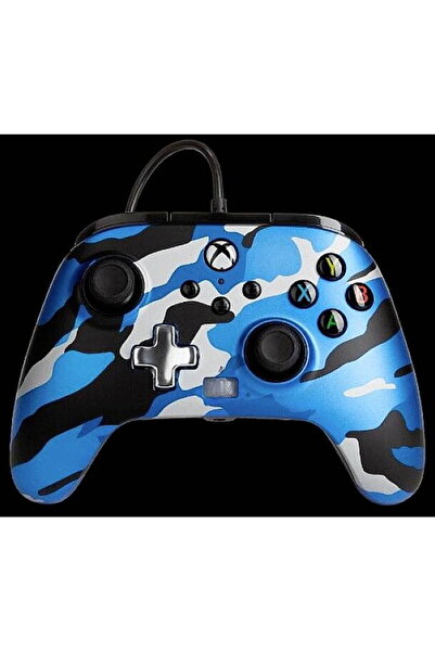 Powera Enhanced Wired Controller for Xbox Series X|S, Gamepad (camo/blue, Met...