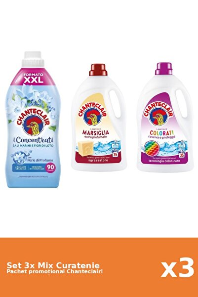 Chanteclair Set 3 Chanteclair Cleaning Mix: Lotus, Marseille, Color