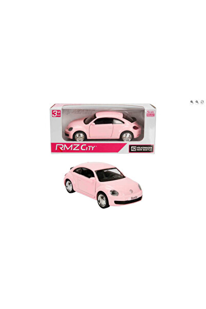 Göçmen 1:32 RMZ City Pembe Serisi Die Cast Model Araba - Volkswagen New Beetl...