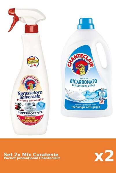 Chanteclair Set 2 Mix Curatenie Chanteclair: Bicarbonat, Marsilia