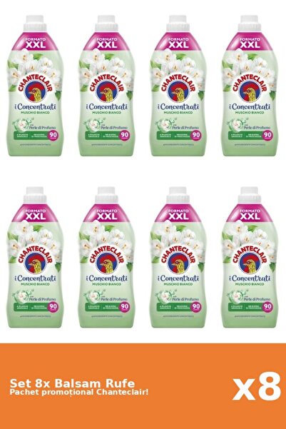 Chanteclair Set 8 Balsam de rufe Mosc Alb Chanteclair, 1800 ml, 90 spalari
