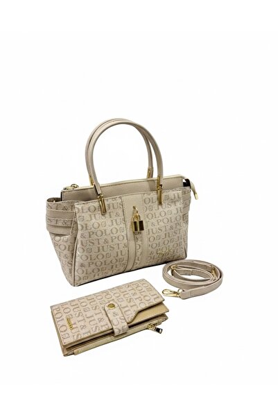 Just Polo Original Women's Hand & Shoulder Bag with Gold Detail, Special Desi...