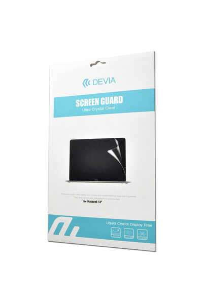 Devia Folie Clear compatibila cu MacBook 12 inch